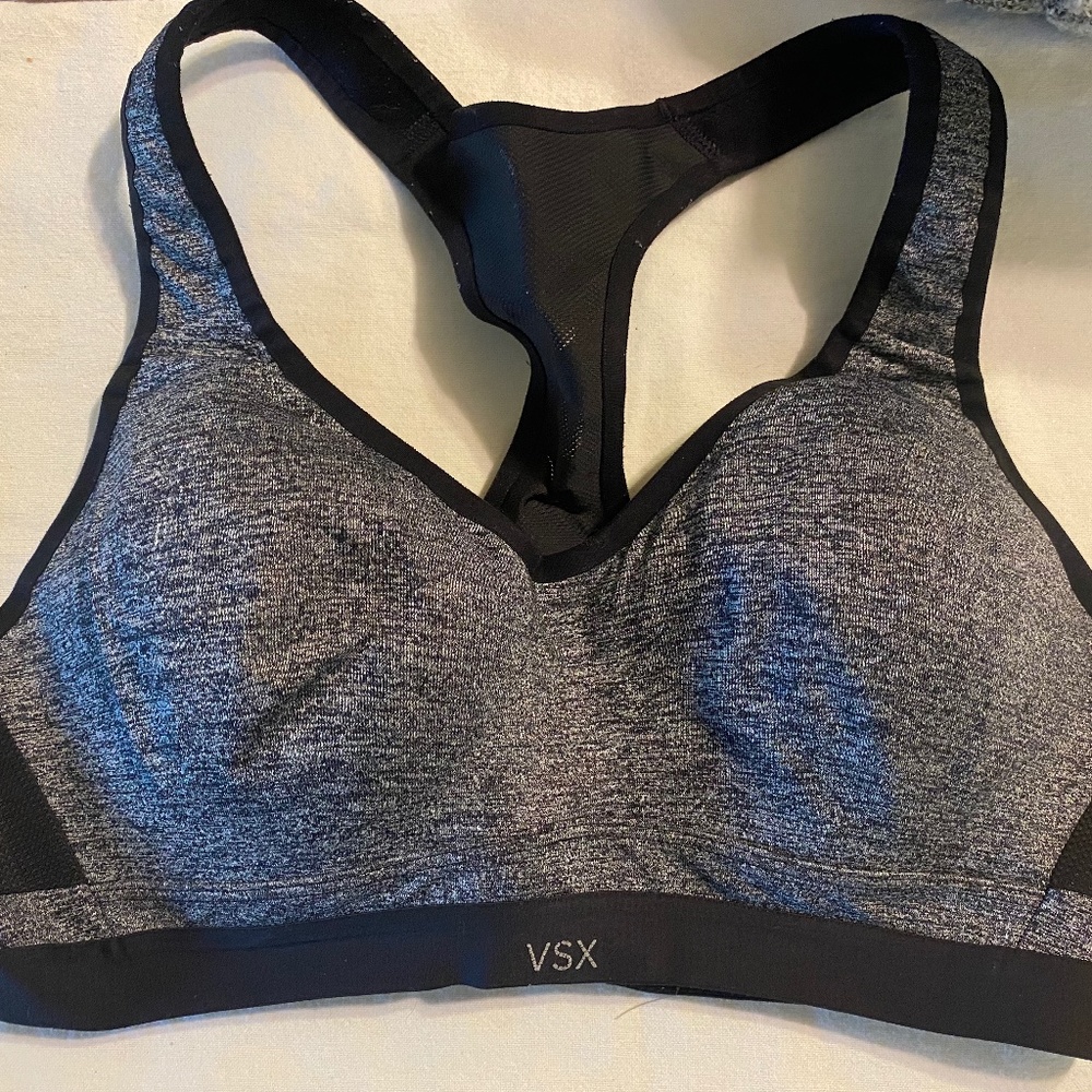 VICTORIAS SECRET 36B SPORTS BRA GREY/GRAY